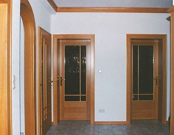 Innent&uuml;ren mit Verglasung und T&uuml;rstock